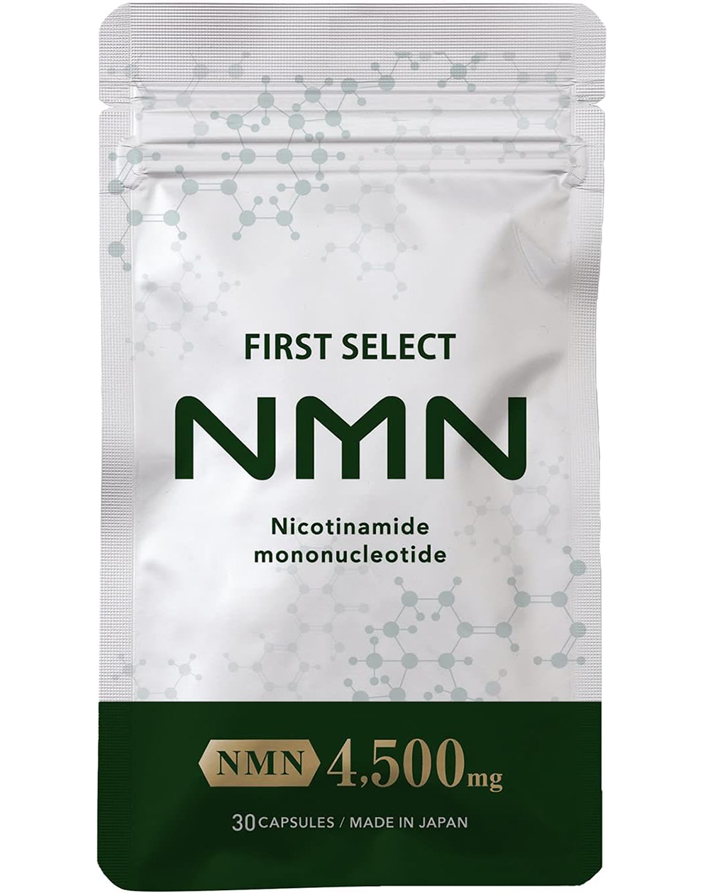 ファーストセレクト NMN サプリメント 4500mg 国産 高配合30粒 学術顧問久保先生（世界一受けたい授業出演）日本製 アプロド 30粒